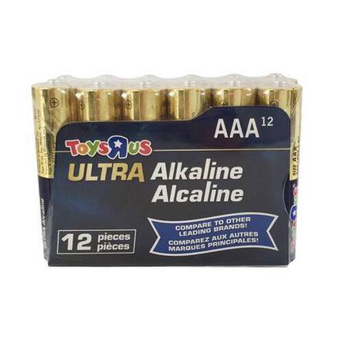 Ultra Alkaline AAA Batteries 12 Pieces