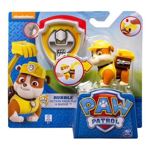 Paw Patrol Action Pack Pup & Badge - Assorted