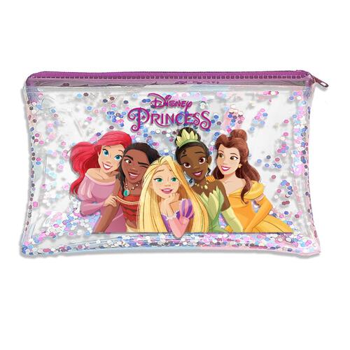 (Free Gift) Disney Princess Glitter Pouch - Assorted (While Stock Last)