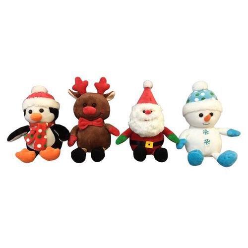 Animal Alley 8 Inch Christmas Soft Toy - Assorted