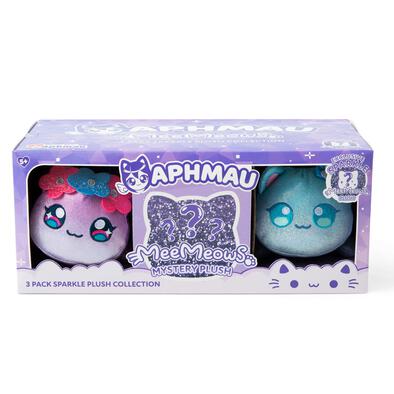Aphmau Meemeows 6 Plush Sparkle Collection Set - 3 Pack Each - Assorted