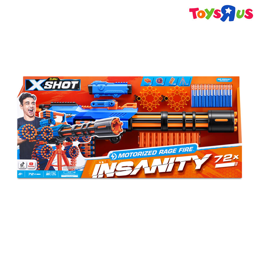 X-Shot Insanity Motorized Rage Fire | Toys