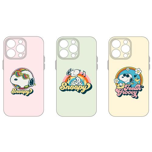 Peanuts Phone Grip - Retro Rainbow Assorted