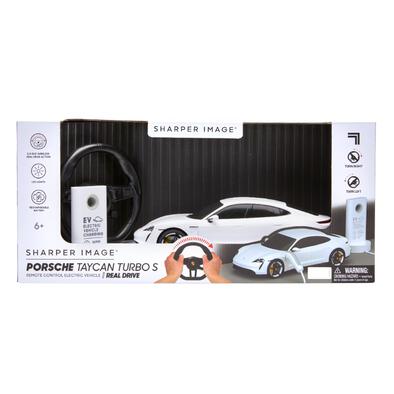Sharper Image Toy RC Porsche Taycan Turbo S Real Drive 1:20 scale Vehicles Set