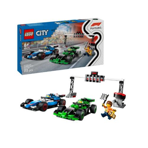 LEGO City F1 Grid with VCARB & Sauber Race Cars 60474