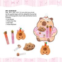 Hot Focus Sparkle Party Capybara Beauty Kit Washable Non-Toxic Makeup Toy Set