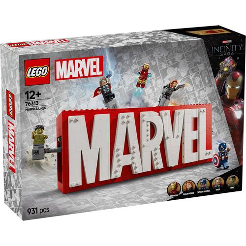 LEGO Marvel MARVEL Logo & Minifigures 76313