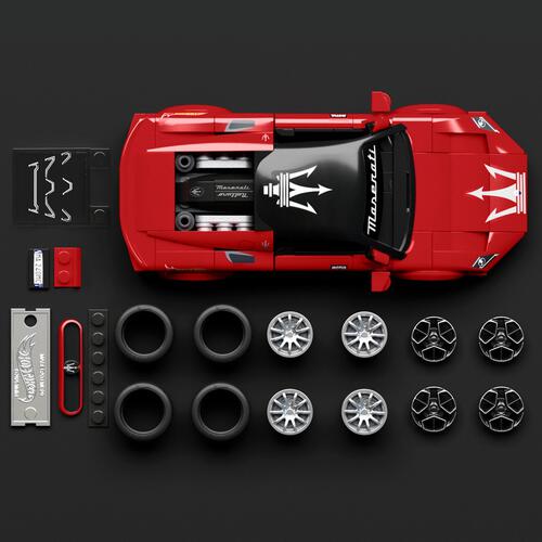 Mattel Brick Shop Hot Wheels Racer Maserati
