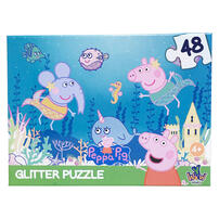 Peppa Pig 48 Pieces Glitter Puzzle