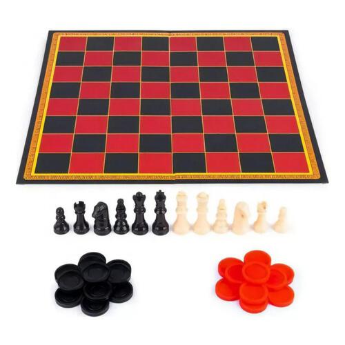 Cardinal Classics All In One Chess, Draughts And Noughts & Crosses Games