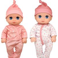 New Adventures Cuddle Kids Sweet Talking Twins 10-Inch Doll