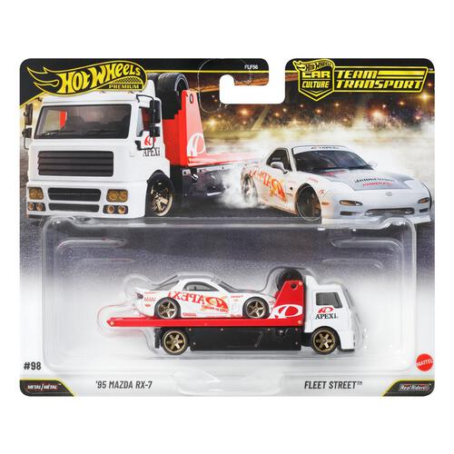 Hot Wheels FLF56 Team Transport (Dash N) Set of 4 