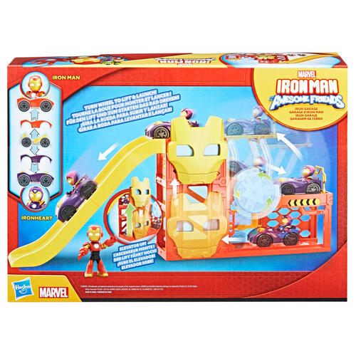 Marvel Iron Man and his Awesome Friends Iron Garage