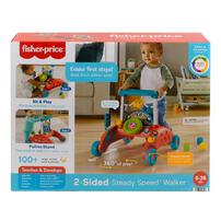 Fisher-Price 2 Sided Steady Speed Car Walker