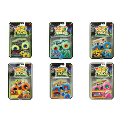 Hot Wheel Monster Truck Glow In The Dark - Assorted