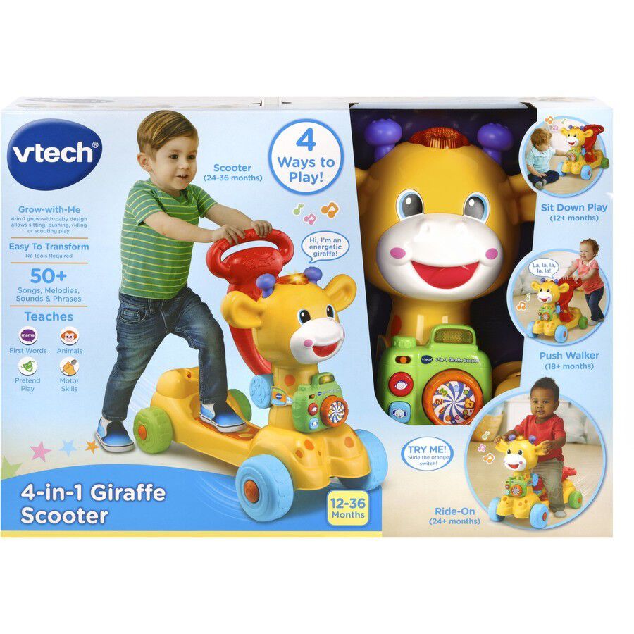 4 in 1 giraffe scooter vtech