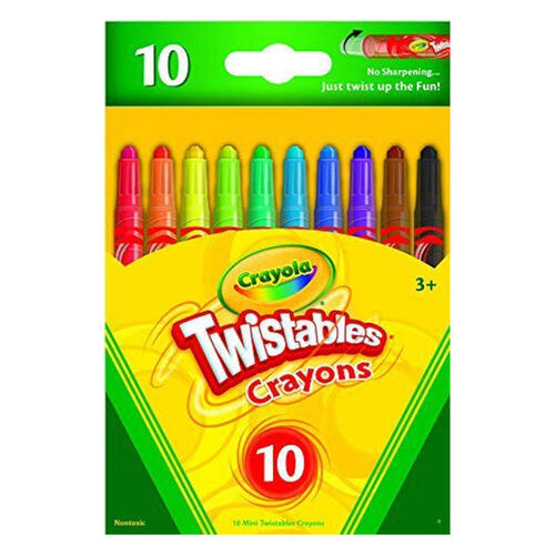 Crayola 10Ct Mini Twistables Crayons