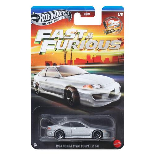 Hot Wheels HNR88 Silver Series Fast & Furious Set of 10 (Dash Q)