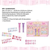 Hot Focus Glamour Days Bowtiful Manicure Nail Art Sticker