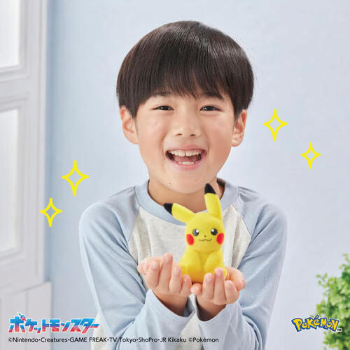 (Pre Order) Takara Tomy Pokemon Tenohira Pikachu Pokefuwa (Estimated Early Apr 2026)
