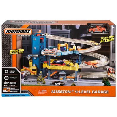 Matchbox Mission 4-Level Garage Play Set