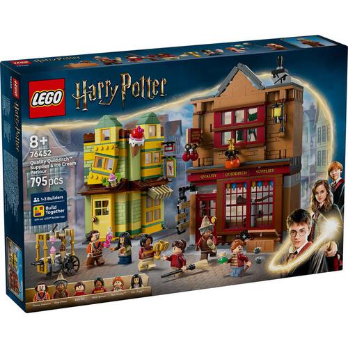 LEGO Harry Potter Quality Quidditch Supplies & Ice Cream Parlour 76452