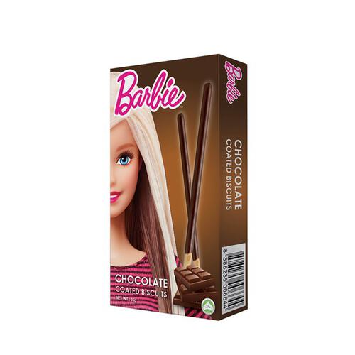 Barbie Chocolate Coated Biscuit 36G
