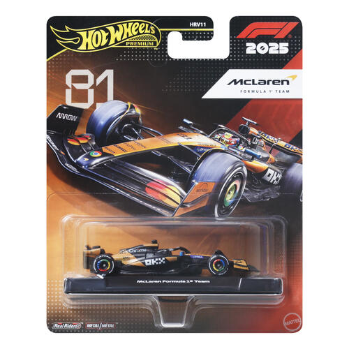 Hot Wheels HRV11 Premium Formula 1 Racing Cars Dash K Set of 8