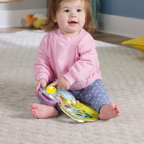 Fisher Price Infant Purple Monkey Book