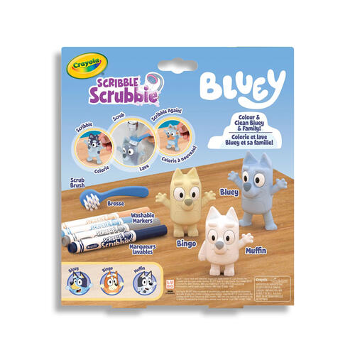 Crayola Scribble Scrubbie Bluey Combo Set