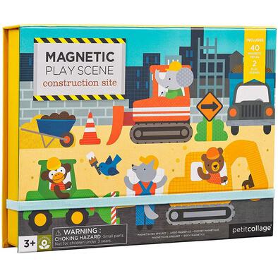 Petit Collage Mps Construction Magnetic Play Scene