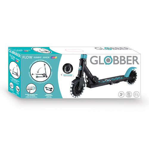 Globber Flow Element Junior Lights Black-Teal