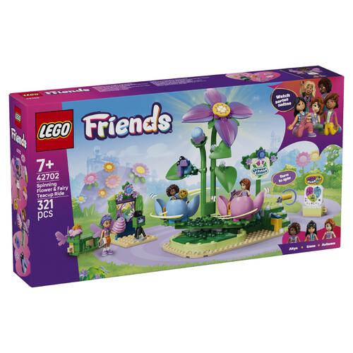 LEGO Friends Spinning Flower & Fairy Teacup Ride 42702
