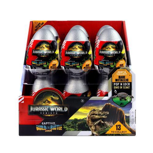 Jurassic World Captivz Rebirth Slime Egg 1pk - Assorted