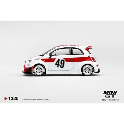 (Pre-Order) Mini GT Abarth 595 LB-WORKS x Abas Works 1000 TC Tribute (Expected December 2026)