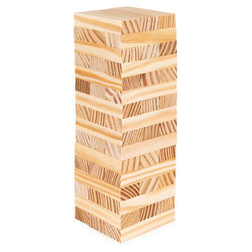 Cardinal Games Classic Wood Tumbling Tower in Shoe Box
