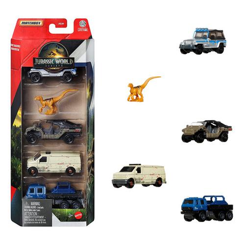 Matchbox Jurassic World 5-Pack - Assorted