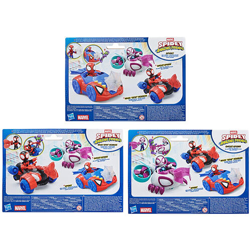 Marvel Spidey and His Amazing Friends 3In Core Vehicle - Assorted