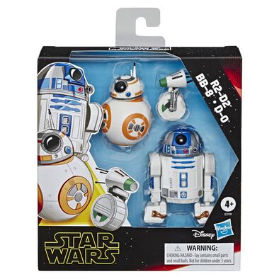 Star Wars Galaxy Of Adventures R2-D2, Bb-8, D-O 3-Pack Toy Droid Figures