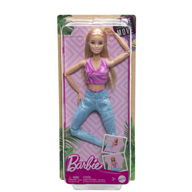 Barbie Fabulous Wellness Made 2 Move Doll  (Caucasian)