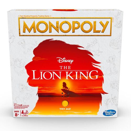 Monopoly Game Disney The Lion King Edition