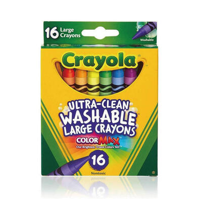Crayola 16 Count Large Washable Crayons