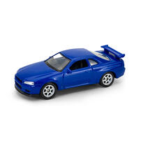 playpop 1:60 Diecast Car Nissan Skyline GT-R (R34)