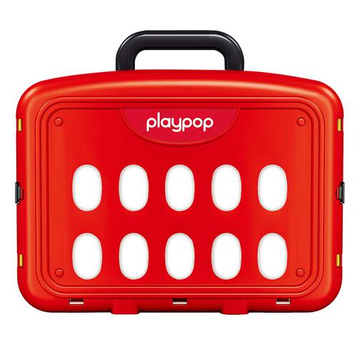 playpop Collapsible Shopping Cart Set