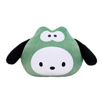 playpop Sanrio Dino Face Plush Cushion - Pochacco