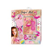 Hot Focus Tape Art Secret Passcode Journal Set Flamingo
