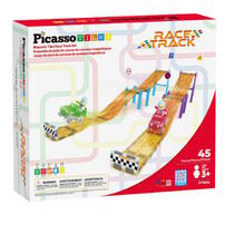 Picasso Tiles 45pcs Magnetic Tiles Race Track Set