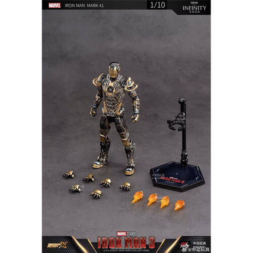 ZD Toys Marvel Avengers Iron Man Mark 41 Figure
