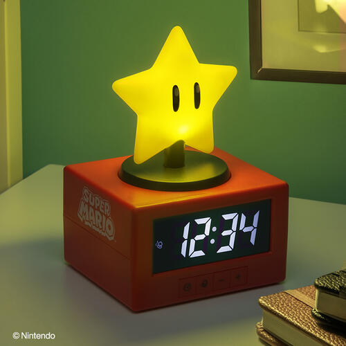 Paladone Super Mario Super Star Icon Alarm Clock
