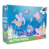 Y Wow Brands Peppa Pig 48 Pieces Glitter Puzzle